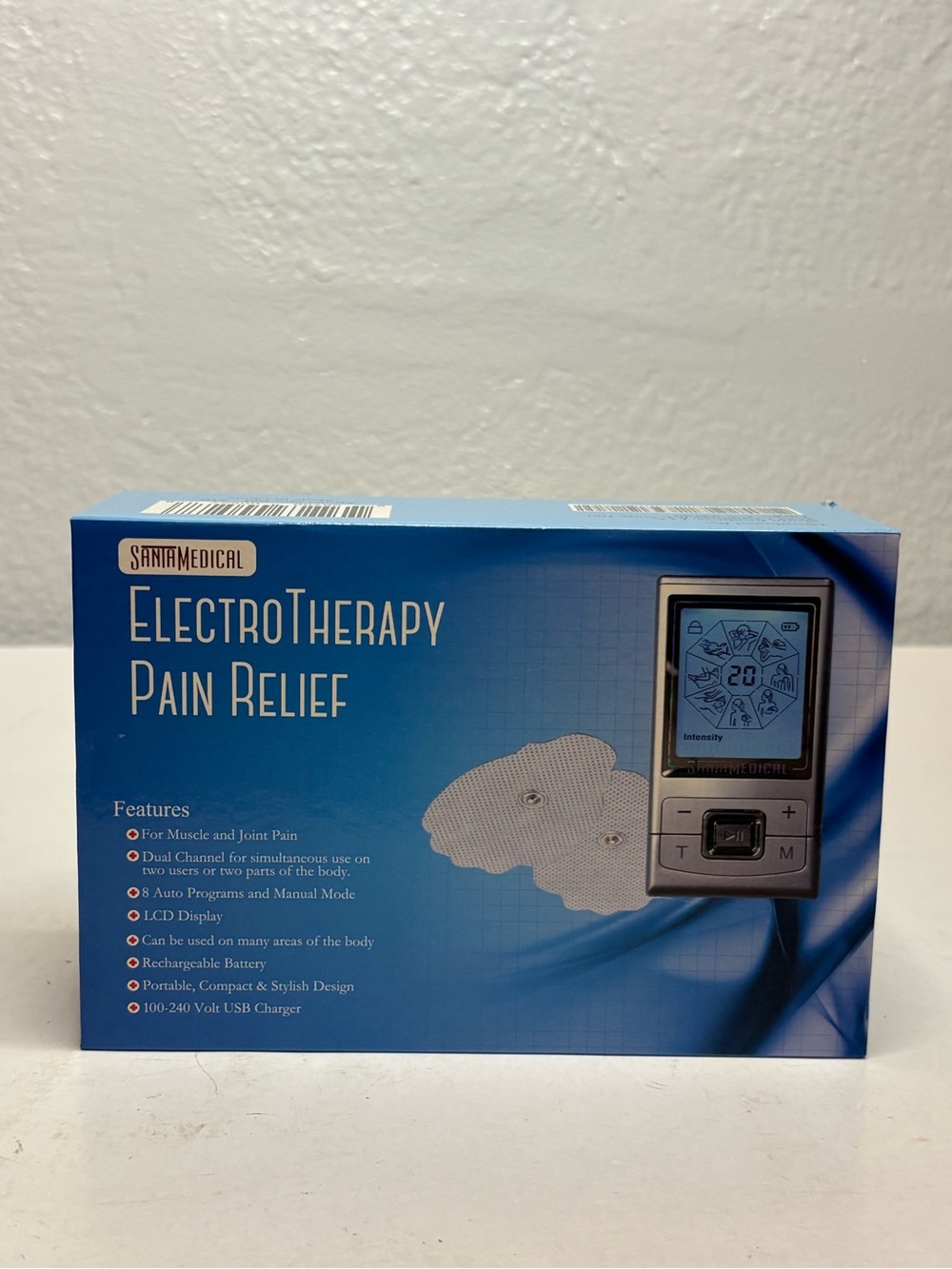 SantaiMedical ElectroTherapy Pain Relief Device - Blue